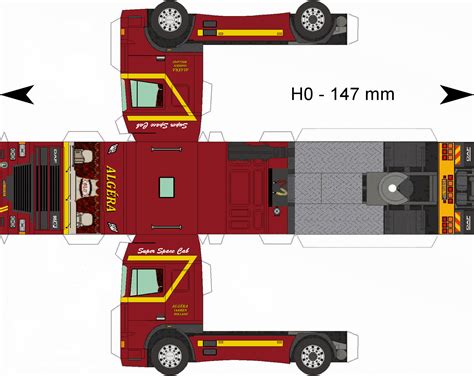 3D Truck Template 4