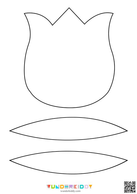 3D Tulip Template Free Printable