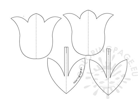 3D Tulip Template Printable