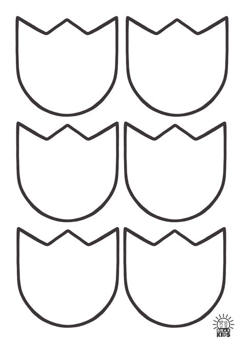 3D Tulip Template Printable Download