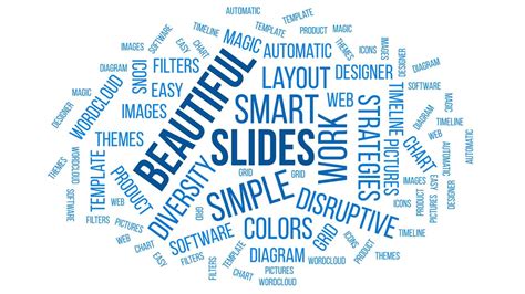 A 3D word cloud template that adds a touch of creativity and visual interest to your presentation.