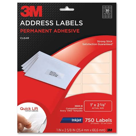 3M Templates for Labels