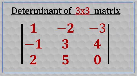 3x3 Matrix Determinant Software