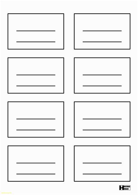 3x5 Index Card Templates for Organization