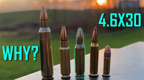 Design and ballistics of 4.6x30mm and 9mm cartridges