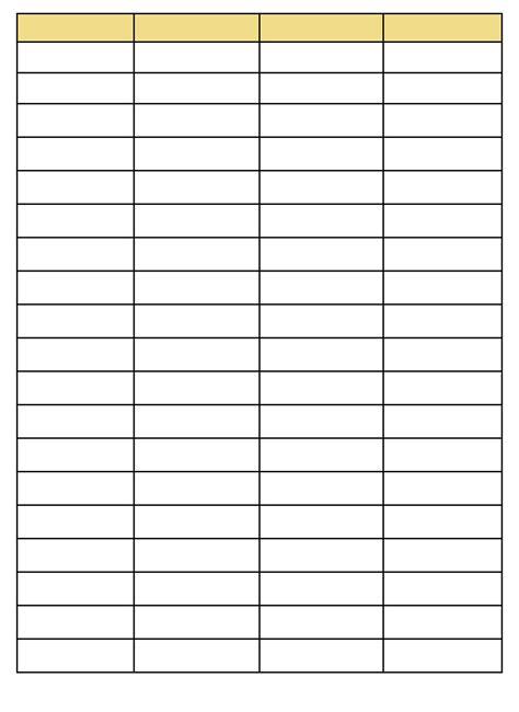 A picture of a 4-column inventory, with columns labeled person, resentment, self-justification, and harm