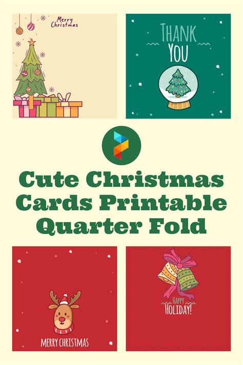 Holiday 4-fold card template