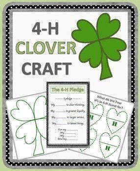 4-H Clover Activity Sheets