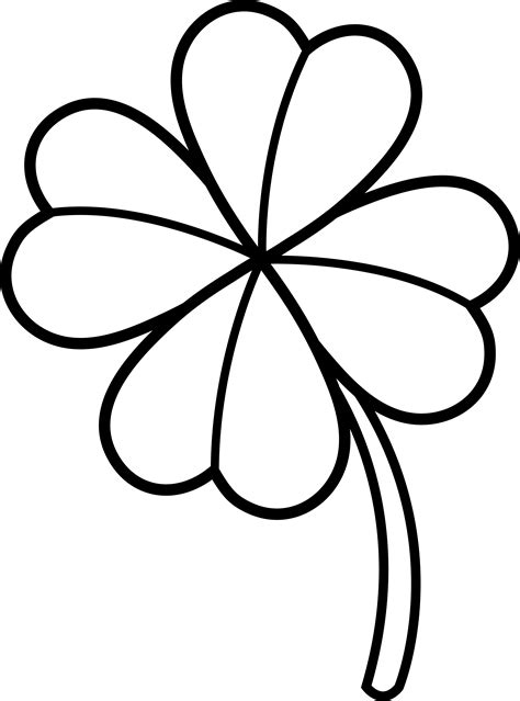 4-H Clover Coloring Pages