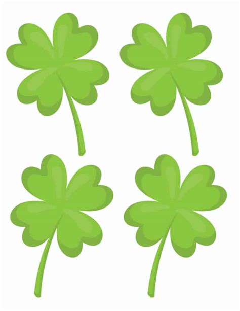 Four-Leaf Clover Printable Activities