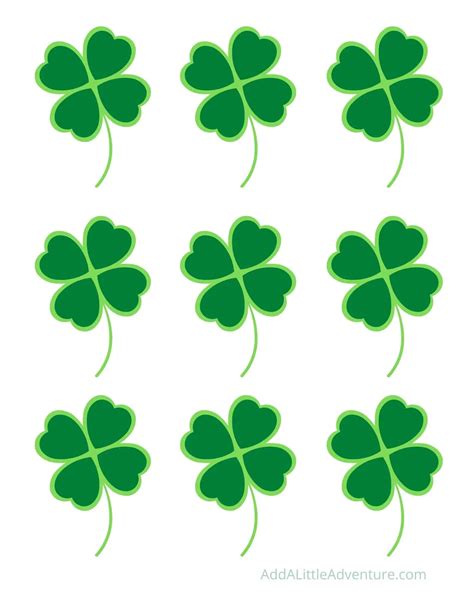 Four-Leaf Clover Printable Crafts