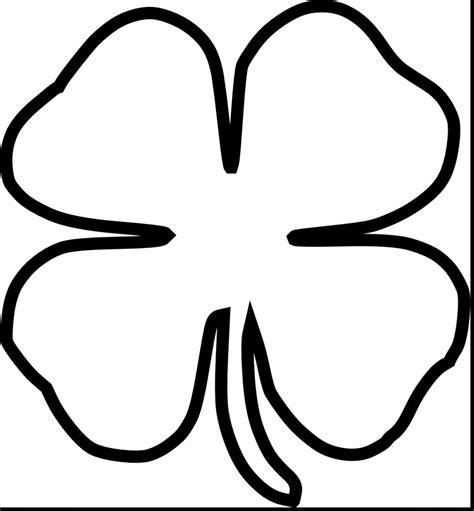 Four-Leaf Clover Templates