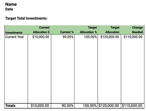 401k Plan Template