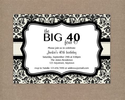 Travel 40th Birthday Invitation Template