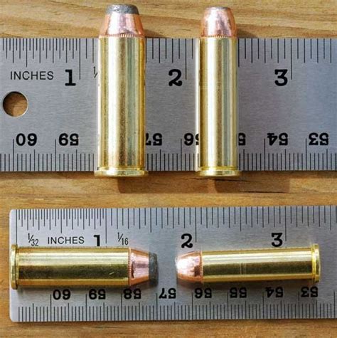 A comparison of the.44 Special and.357 Magnum cartridges