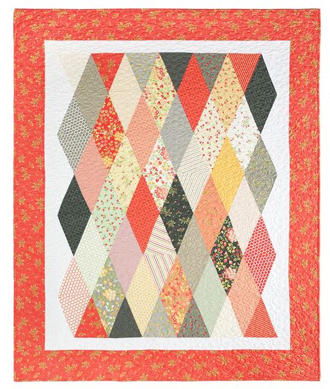 45-Degree Diamond Quilt Template Project 3