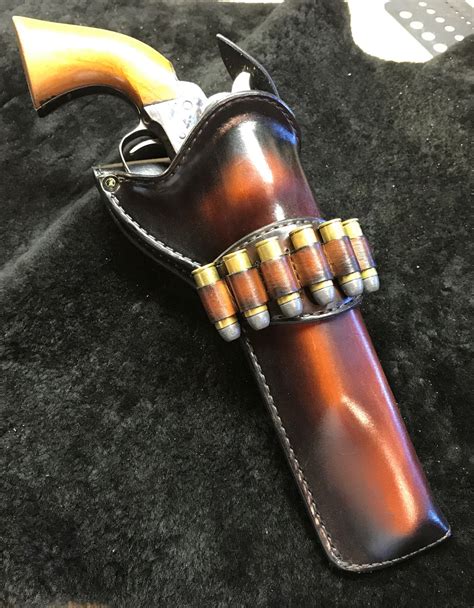 A vintage holster for the 45 Long Colt pistol