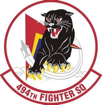 494th Fighter Squadron in flight