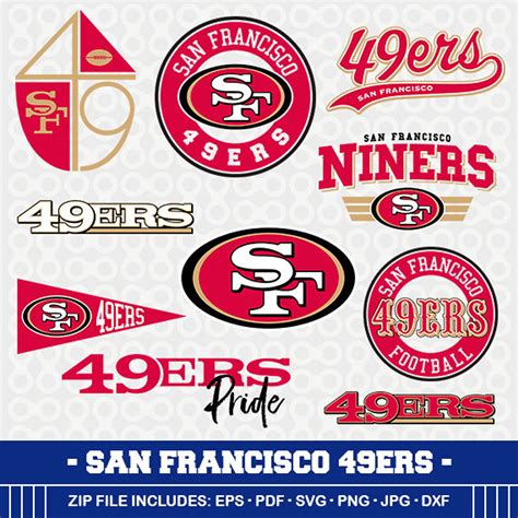 49ers Logo SVG Template