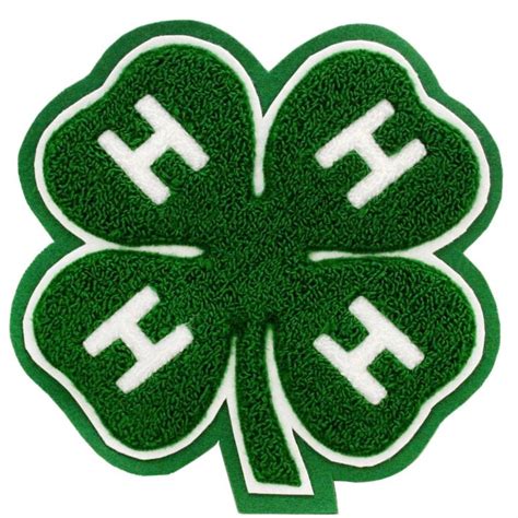 4H symbol with clover emblem