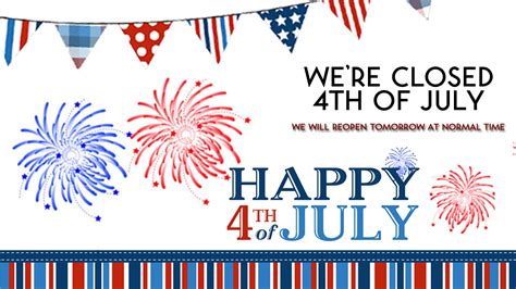 4th of July Sign Template 7