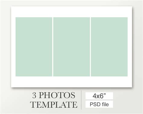 4x6 Photo Template Example 1