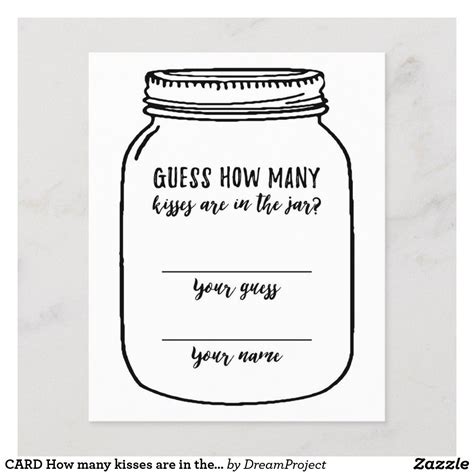 5 Fun Guess How Many In The Jar Printables