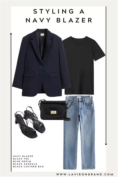 5 Ways to Style Navy Blue Jacket