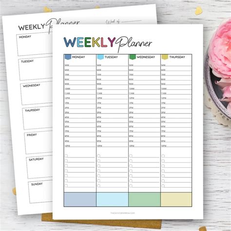 5 Effective Ways to Use a Weekly Word Planner Template