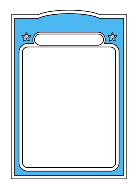 Example of a 5-card template for a meeting