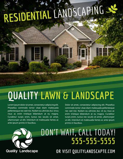 Essential Landscaping Templates For Flyers