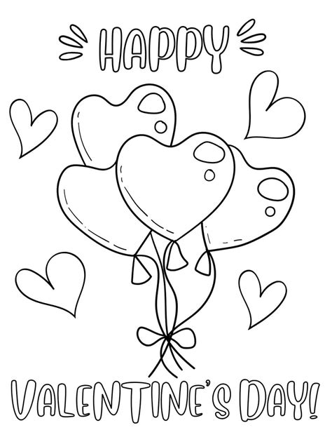 5 free Valentine's Day coloring sheets