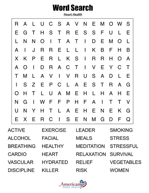 5 Large Print Word Search Puzzles to Print