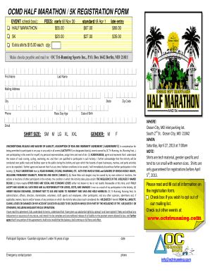 5 OC MD Events Registration