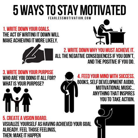 5 Ways to Stay Motivated