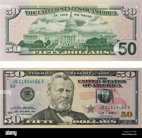 A fake $50 bill template design