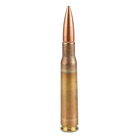 Image of a.50 caliber bullet's ballistic performance