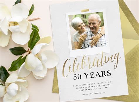 50th Anniversary Invitation Wording Ideas