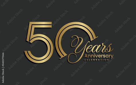 50th Anniversary Logo Template Design