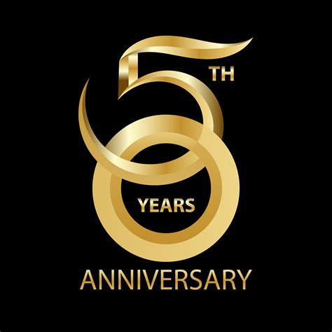 50th Anniversary Logo Template Free