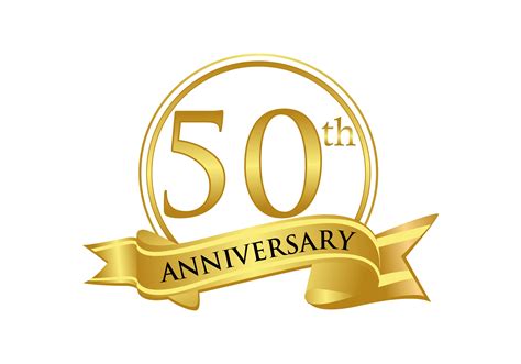 50th Anniversary Logo Template Inspiration