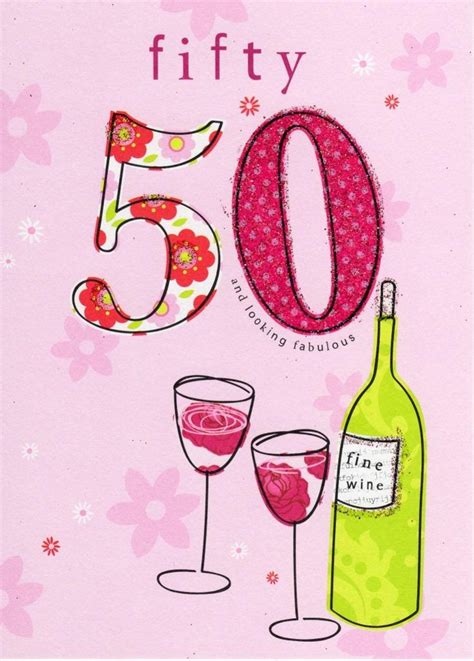 50th birthday greeting cards