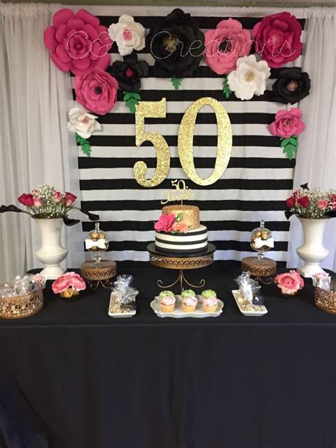 50th birthday ideas for women