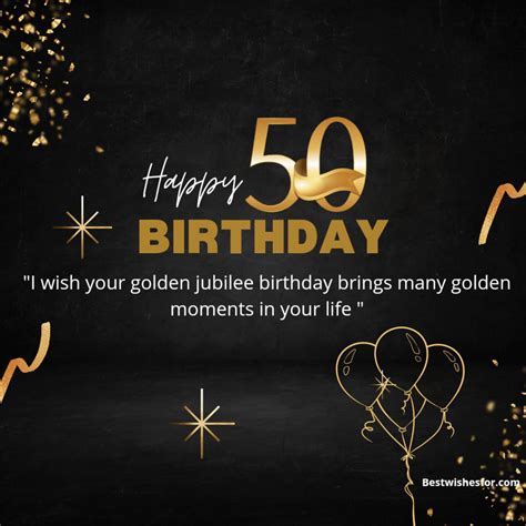 50th birthday messages