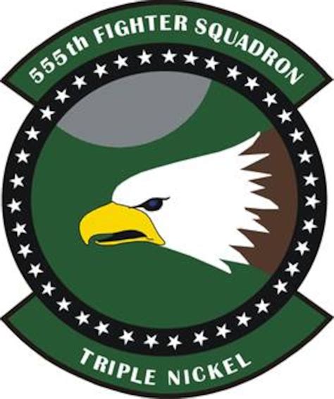 555th Fighter Squadron maintenance personnel