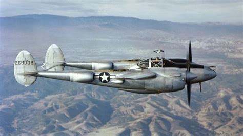 A 555th Fighter Squadron P-38 Lightning