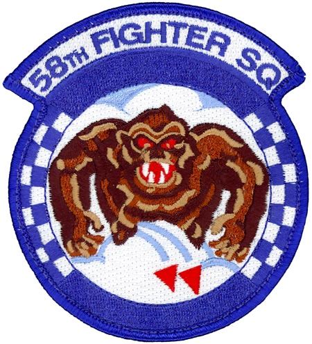 58th Fighter Squadron Patch