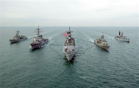 U.S. Navy ships of the 5th Fleet at sea