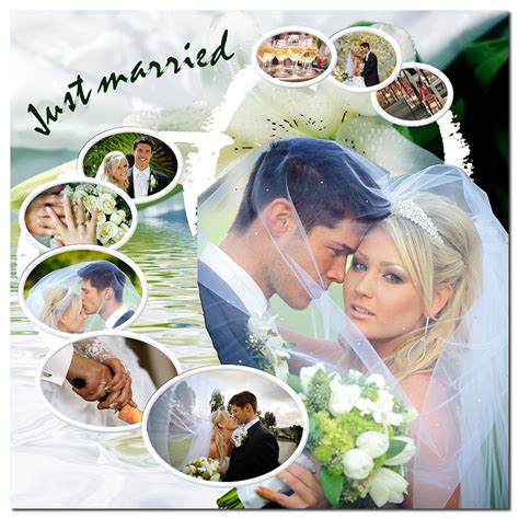 5x7 Photo Collage Designs for Weddings