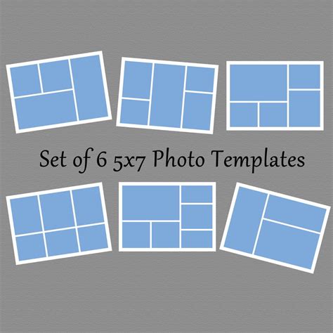 5x7 Photo Collage Template Ideas